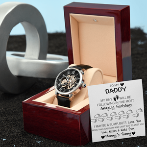 To My Daddy Gift Watch | I May Be A Bump | Father's Day Gift | Jewelry | PB24-WOOD, PROD-2228696, PT-4320, USER-43062, W30044 | TageUnlimited
