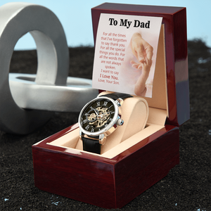 To My Dad Gift Watch | For All The Special Things You Do | Father's Day Gift | Jewelry | PB24-WOOD, PROD-2245490, PT-4320, USER-43062, W30044 | TageUnlimited