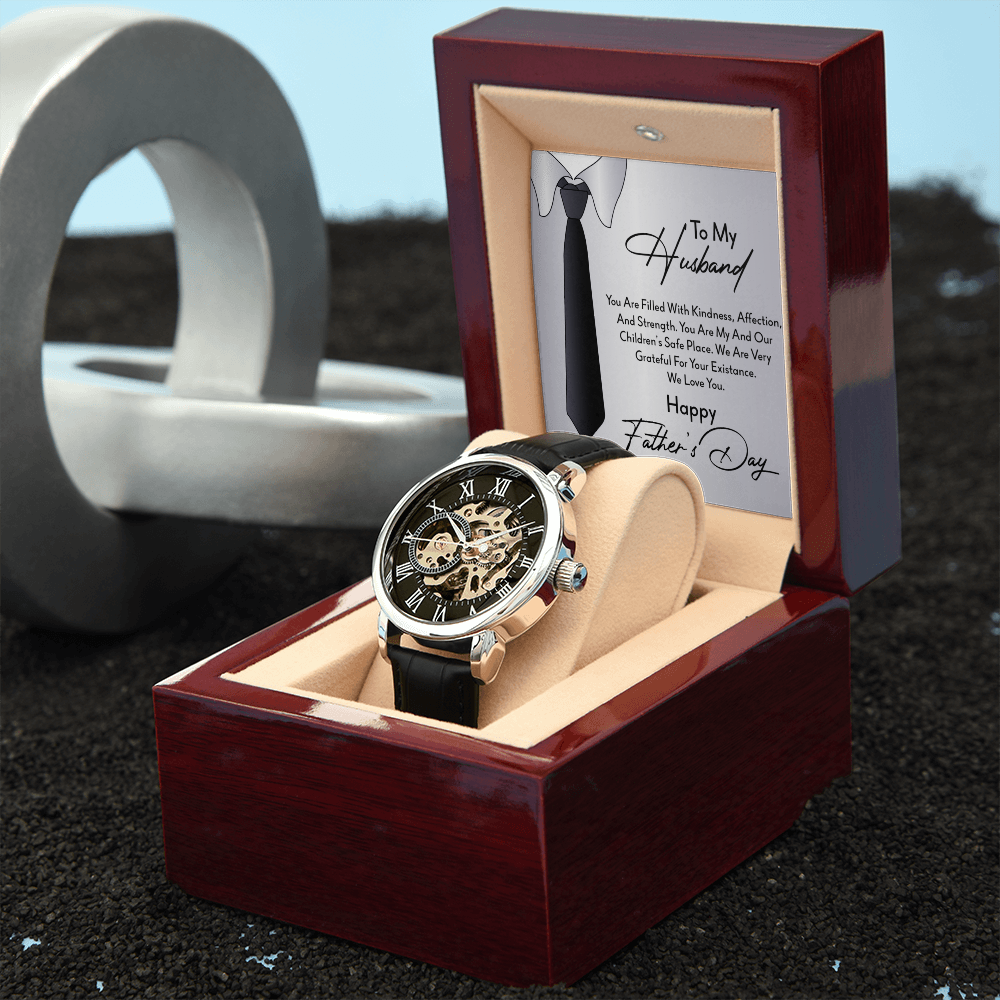 To My Husband Gift Watch | You Are Filled With Kindness | Father's Day | Jewelry | PB24-WOOD, PROD-2221908, PT-4320, USER-43062, W30044 | TageUnlimited