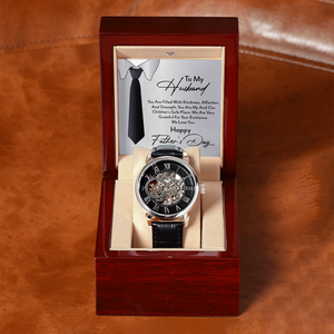 To My Husband Gift Watch | You Are Filled With Kindness | Father's Day | Jewelry | PB24-WOOD, PROD-2221908, PT-4320, USER-43062, W30044 | TageUnlimited