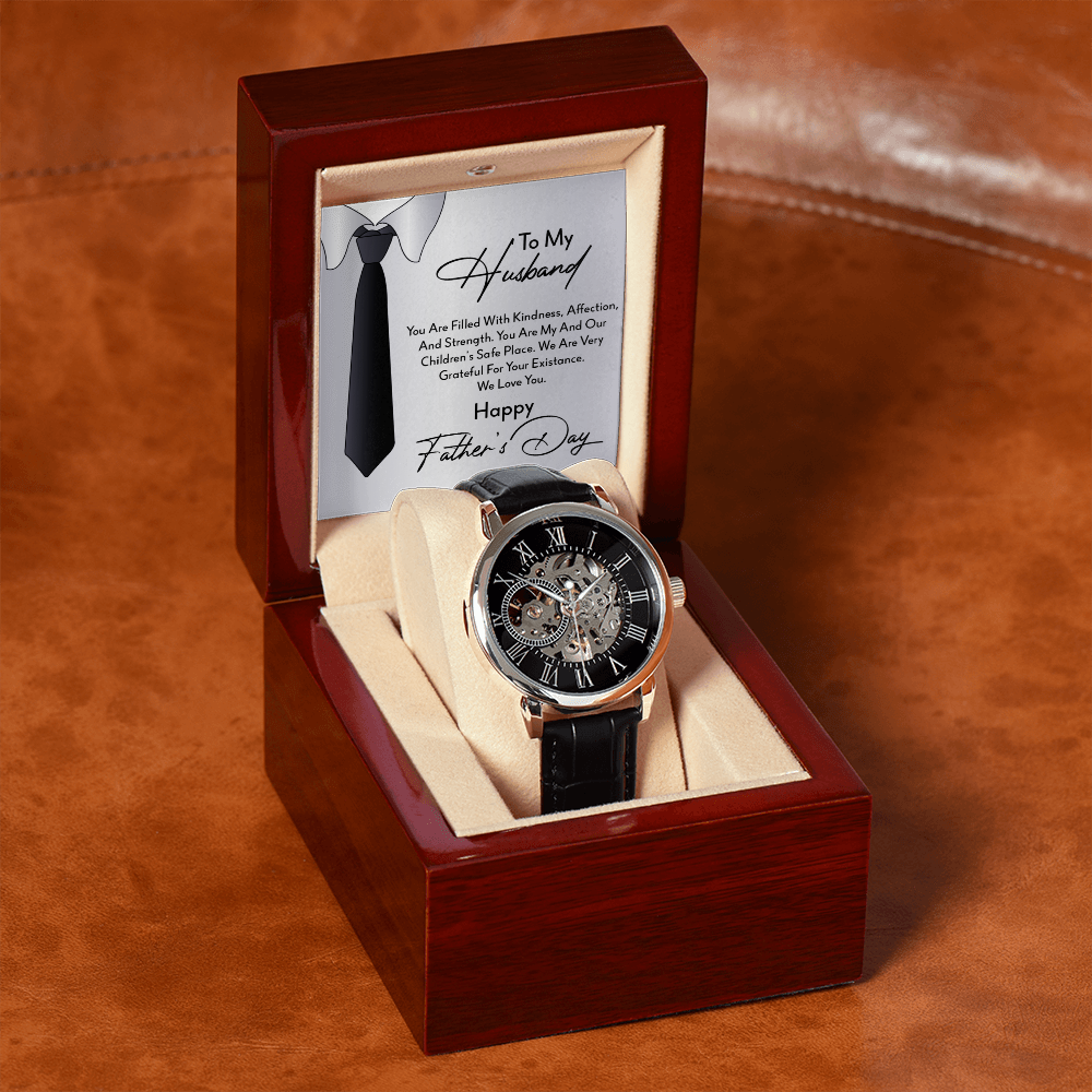 To My Husband Gift Watch | You Are Filled With Kindness | Father's Day | Jewelry | PB24-WOOD, PROD-2221908, PT-4320, USER-43062, W30044 | TageUnlimited