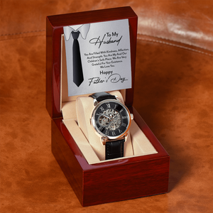 To My Husband Gift Watch | You Are Filled With Kindness | Father's Day | Jewelry | PB24-WOOD, PROD-2221908, PT-4320, USER-43062, W30044 | TageUnlimited