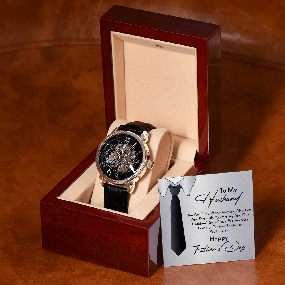 To My Husband Gift Watch | You Are Filled With Kindness | Father's Day | Jewelry | PB24-WOOD, PROD-2221908, PT-4320, USER-43062, W30044 | TageUnlimited