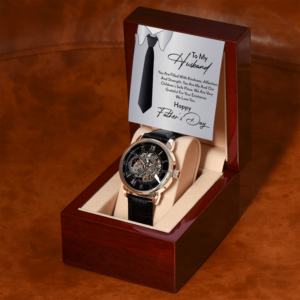 To My Husband Gift Watch | You Are Filled With Kindness | Father's Day | Jewelry | PB24-WOOD, PROD-2221908, PT-4320, USER-43062, W30044 | TageUnlimited