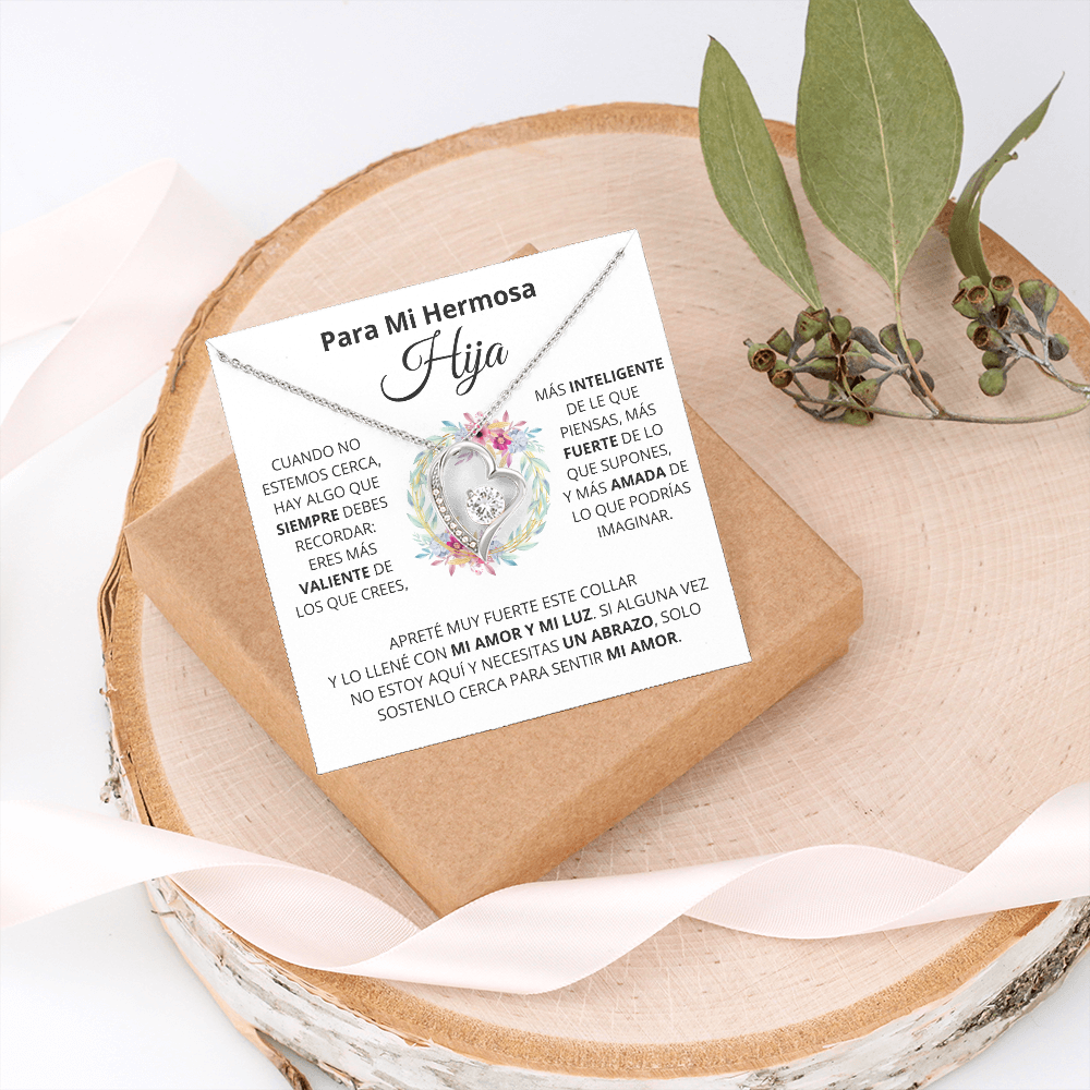 Para Mi Hermosa Hiya | Mi Amor (Forever Love Necklace) | Jewelry | TageUnlimited