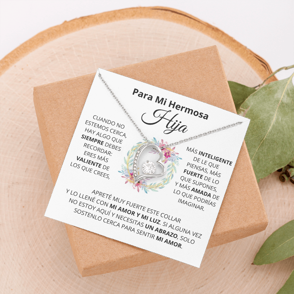 Para Mi Hermosa Hiya | Mi Amor (Forever Love Necklace) | Jewelry | TageUnlimited
