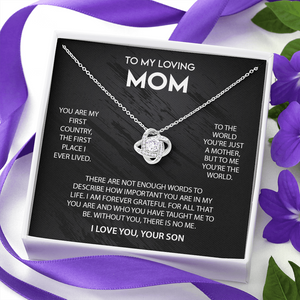 To My Loving Mom | I Am Forever Grateful ❤️💖 | Jewelry | C30011TG, C30011TR, lx-C30011, PB23-WOOD, PROD-1904417, PT-922, TNM-1, USER-43062 | TageUnlimited
