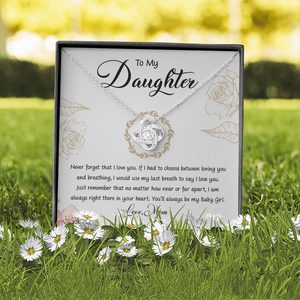 To My Daughter | You'll Always Be My Baby Girl 🤎✨ | Jewelry | C30011TG, C30011TR, lx-C30011, PB23-WOOD, PROD-1883719, PT-922, TNM-1, USER-43062 | TageUnlimited