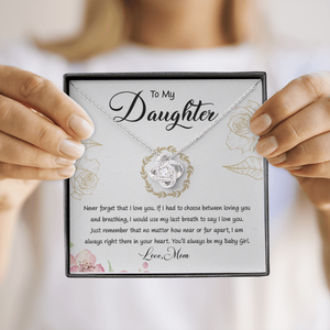 To My Daughter | You'll Always Be My Baby Girl 🤎✨ | Jewelry | C30011TG, C30011TR, lx-C30011, PB23-WOOD, PROD-1883719, PT-922, TNM-1, USER-43062 | TageUnlimited