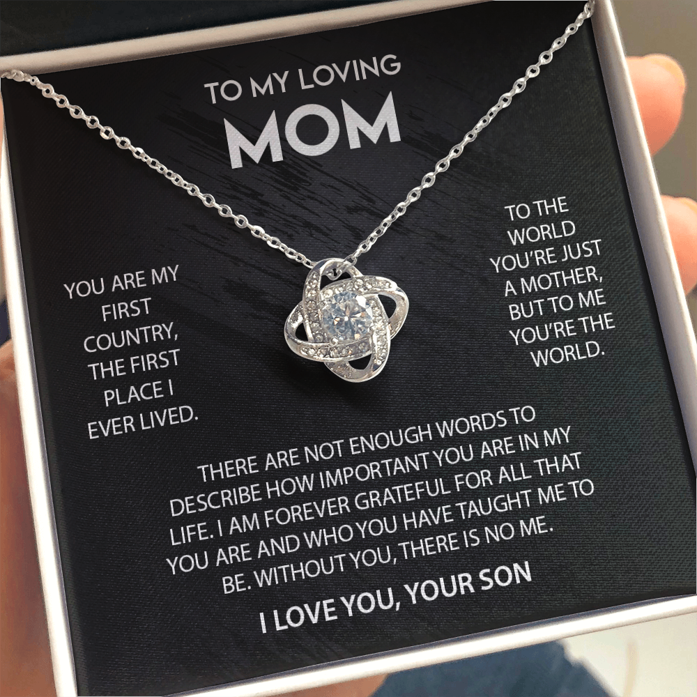 To My Loving Mom | I Am Forever Grateful ❤️💖 | Jewelry | C30011TG, C30011TR, lx-C30011, PB23-WOOD, PROD-1904417, PT-922, TNM-1, USER-43062 | TageUnlimited