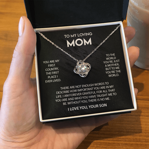 To My Loving Mom | I Am Forever Grateful ❤️💖 | Jewelry | C30011TG, C30011TR, lx-C30011, PB23-WOOD, PROD-1904417, PT-922, TNM-1, USER-43062 | TageUnlimited