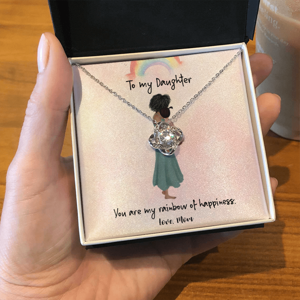 To My Daughter | My Rainbow Of Happiness 🌈✨ | Jewelry | C30011TG, C30011TR, lx-C30011, PB23-WOOD, PROD-1859892, PT-922, TNM-1, USER-43062 | TageUnlimited