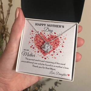 Happy Mother's Day | The Purest And Truest | Jewelry | C30011TG, C30011TR, lx-C30011, PB23-WOOD, PROD-2067422, PT-922, TNM-1, USER-43062 | TageUnlimited