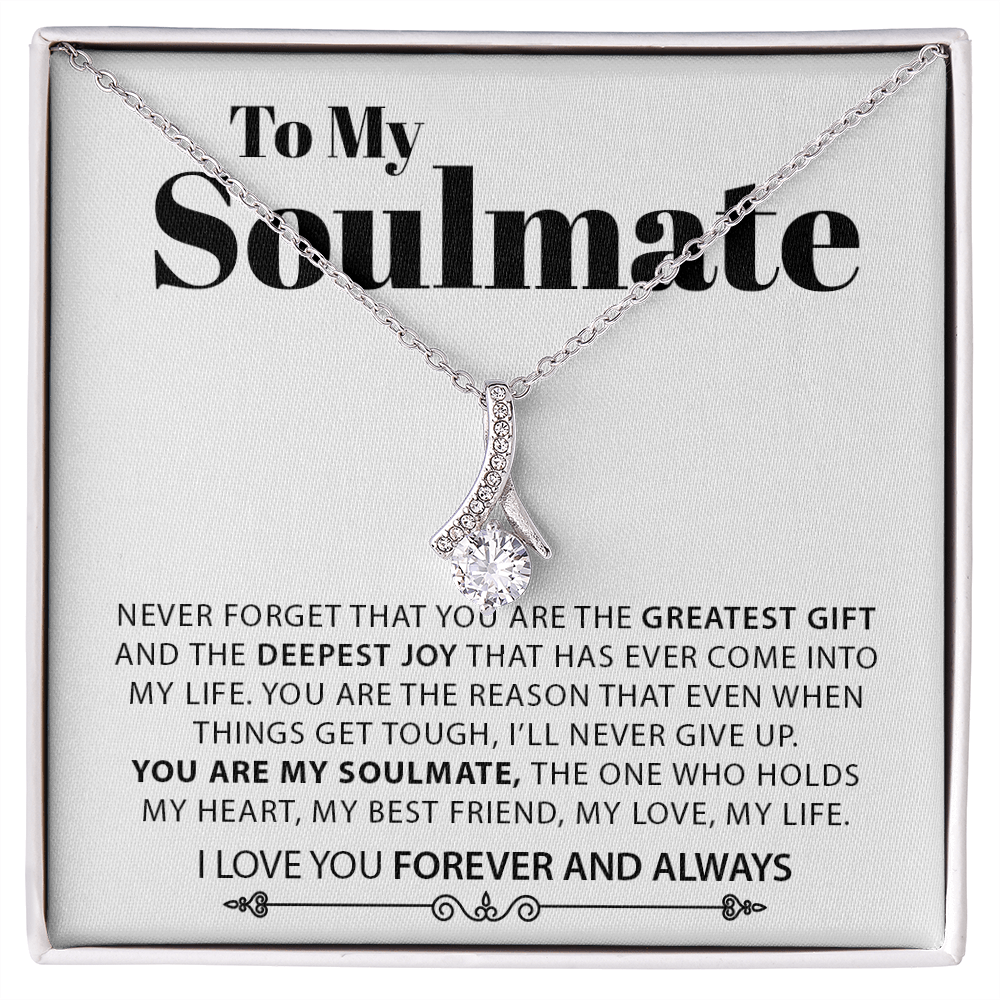 To My Soulmate | Never Forget | Jewelry | C30084TG, C30084TR, lx-C30084, PB23-WOOD, PROD-2079015, PT-930, TNM-1, USER-43062 | TageUnlimited