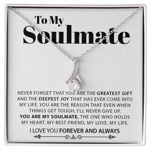 To My Soulmate | Never Forget | Jewelry | C30084TG, C30084TR, lx-C30084, PB23-WOOD, PROD-2079015, PT-930, TNM-1, USER-43062 | TageUnlimited