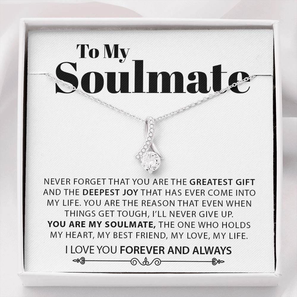 To My Soulmate | Never Forget | Jewelry | C30084TG, C30084TR, lx-C30084, PB23-WOOD, PROD-2079015, PT-930, TNM-1, USER-43062 | TageUnlimited