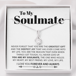 To My Soulmate | Never Forget | Jewelry | C30084TG, C30084TR, lx-C30084, PB23-WOOD, PROD-2079015, PT-930, TNM-1, USER-43062 | TageUnlimited