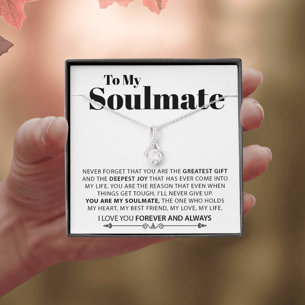 To My Soulmate | Never Forget | Jewelry | C30084TG, C30084TR, lx-C30084, PB23-WOOD, PROD-2079015, PT-930, TNM-1, USER-43062 | TageUnlimited