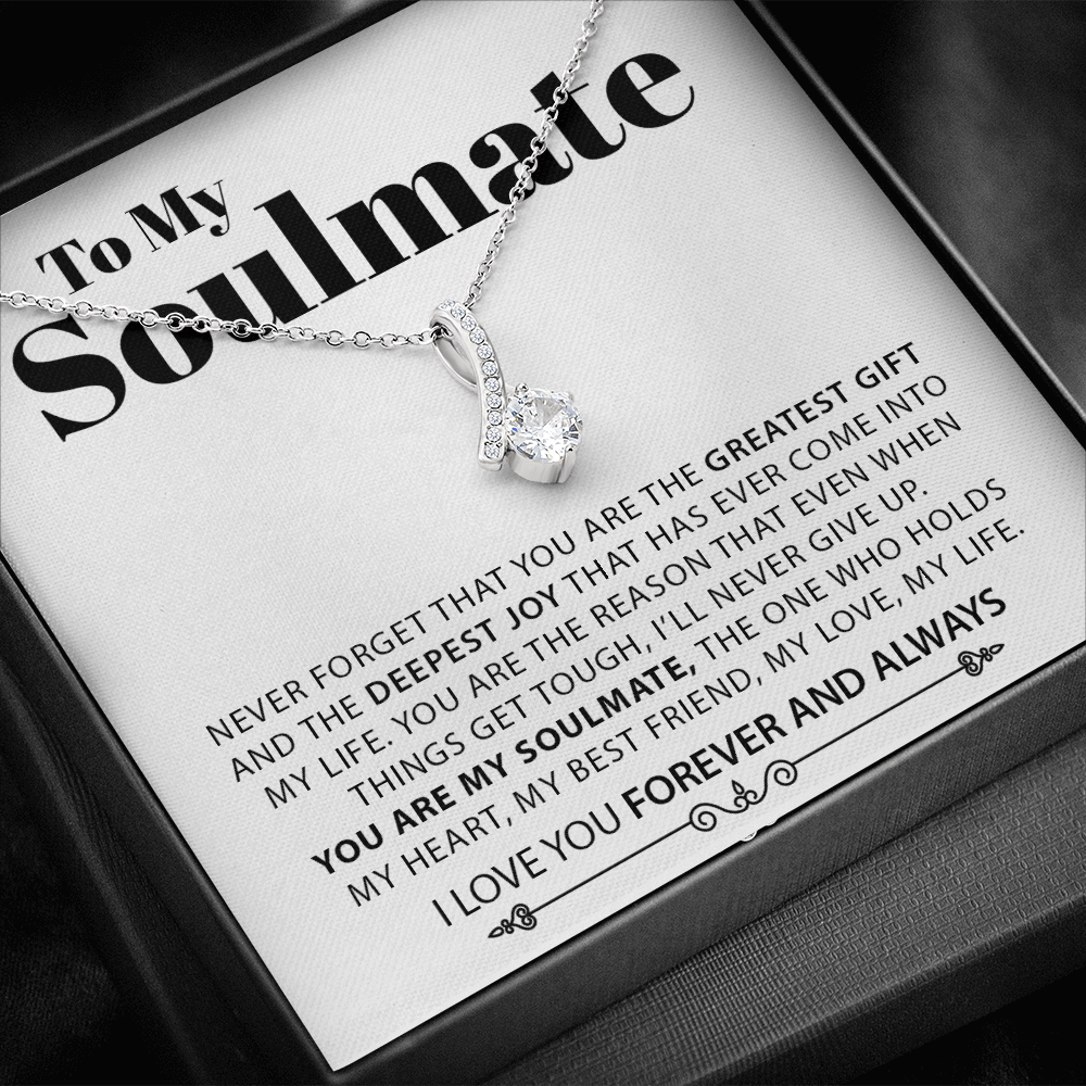 To My Soulmate | Never Forget | Jewelry | C30084TG, C30084TR, lx-C30084, PB23-WOOD, PROD-2079015, PT-930, TNM-1, USER-43062 | TageUnlimited