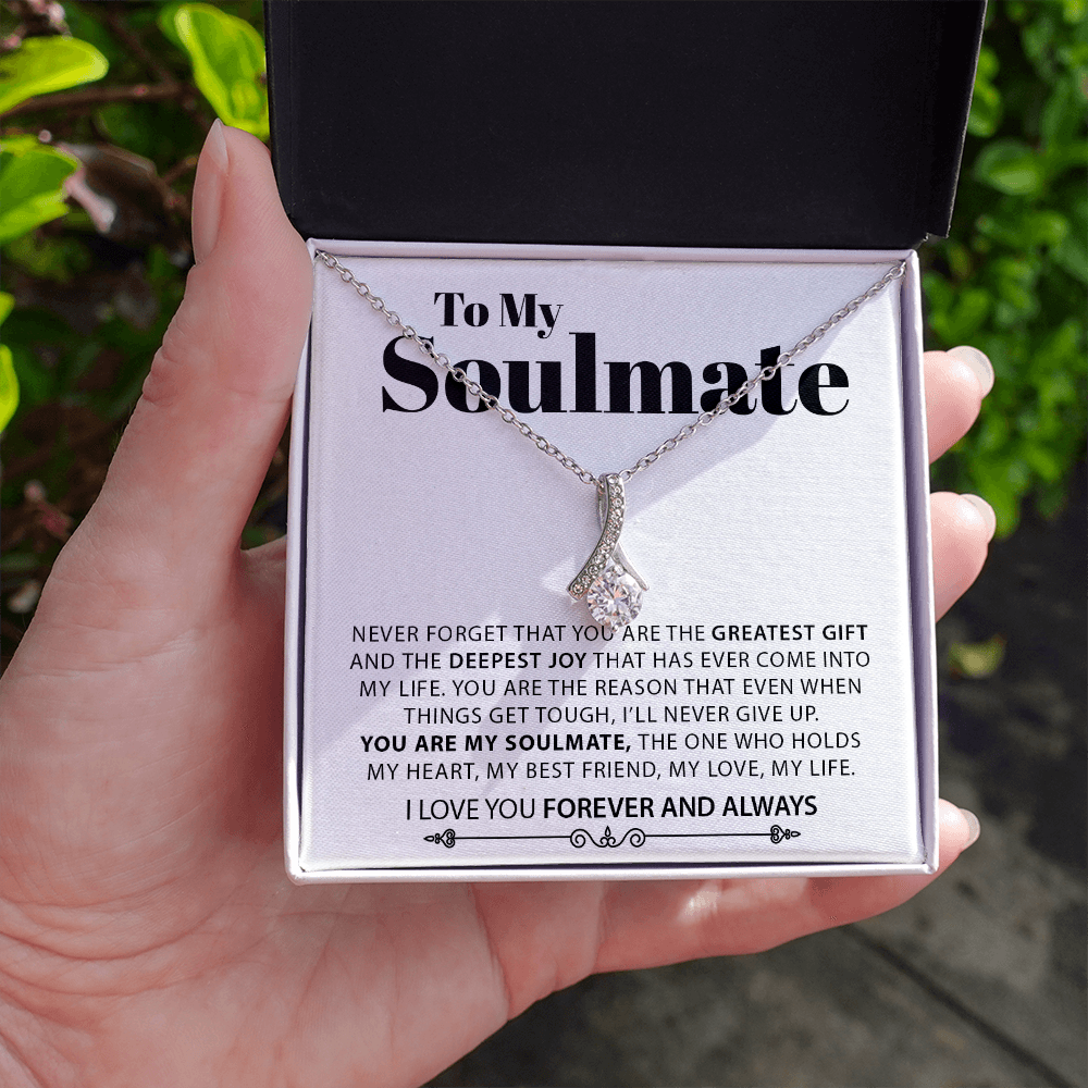 To My Soulmate | Never Forget | Jewelry | C30084TG, C30084TR, lx-C30084, PB23-WOOD, PROD-2079015, PT-930, TNM-1, USER-43062 | TageUnlimited