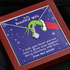 To My Beautiful Wife | Merry Christmas 💖💓 | Jewelry | C30084TG, C30084TR, lx-C30084, PB23-WOOD, PROD-1572581, PT-930, TNM-1, USER-43062, WARRANTY-UPSELL | TageUnlimited