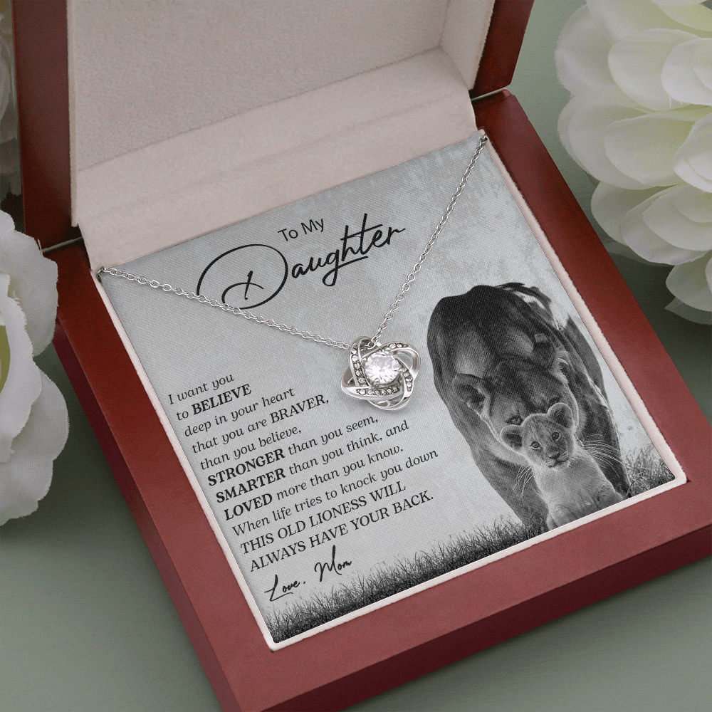 To My Daughter | I Want You To Believe Deep In Your Heart | Jewelry | C30011TG, C30011TR, lx-C30011, PB23-WOOD, PROD-2249212, PT-922, TNM-1, USER-43062 | TageUnlimited
