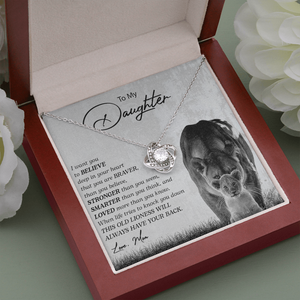 To My Daughter | I Want You To Believe Deep In Your Heart | Jewelry | C30011TG, C30011TR, lx-C30011, PB23-WOOD, PROD-2249212, PT-922, TNM-1, USER-43062 | TageUnlimited