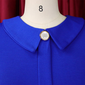 Autumn Winter New Dresses for Women Office Ladies Bodycon Solid Full Sleeve High Waisted Elegant Business Work Dress Midi Cloth | 0 | TageUnlimited