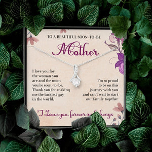 Beautiful Soon-To-Be Mother | I'm The Luckiest Guy ❤️💎 | Jewelry | C30084TG, C30084TR, lx-C30084, PB23-WOOD, PROD-1876434, PT-930, TNM-1, USER-43062 | TageUnlimited