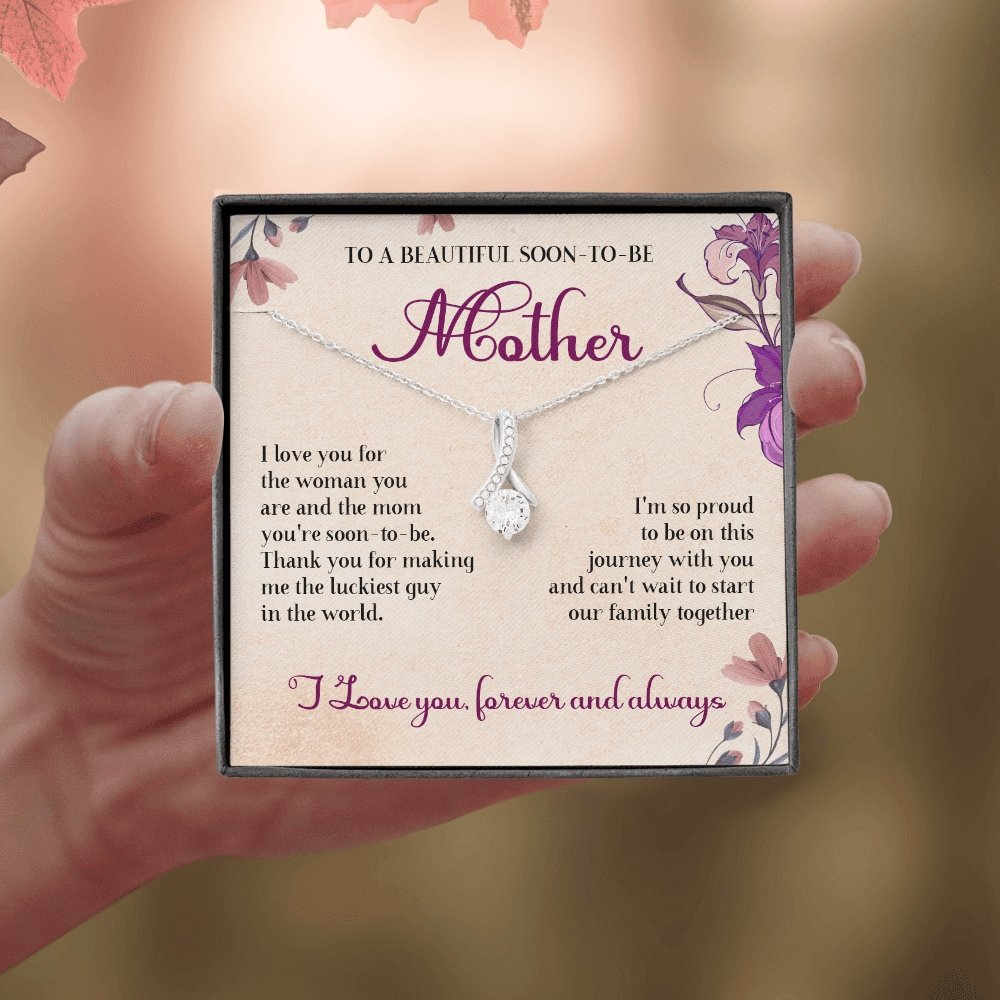 Beautiful Soon-To-Be Mother | I'm The Luckiest Guy ❤️💎 | Jewelry | C30084TG, C30084TR, lx-C30084, PB23-WOOD, PROD-1876434, PT-930, TNM-1, USER-43062 | TageUnlimited