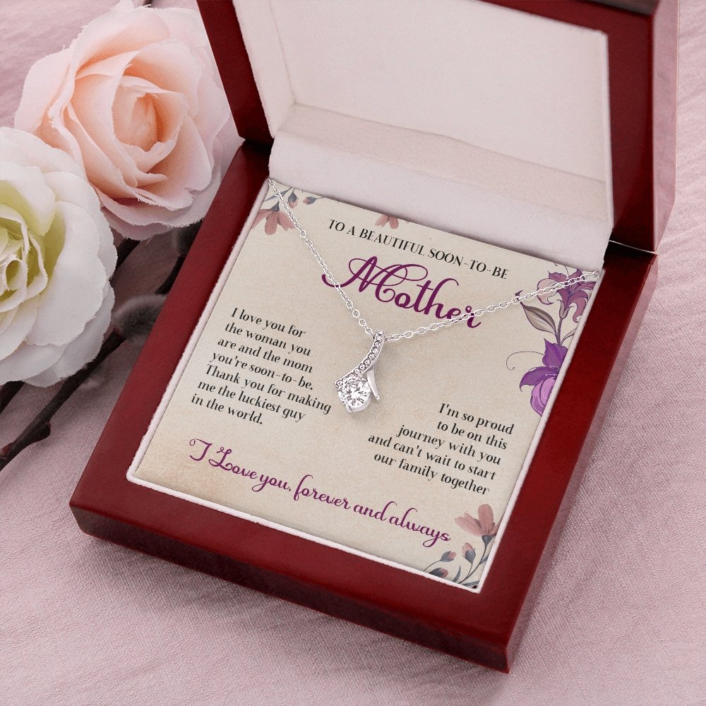 Beautiful Soon-To-Be Mother | I'm The Luckiest Guy ❤️💎 | Jewelry | C30084TG, C30084TR, lx-C30084, PB23-WOOD, PROD-1876434, PT-930, TNM-1, USER-43062 | TageUnlimited