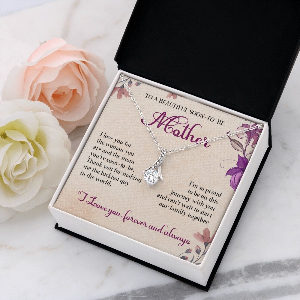 Beautiful Soon-To-Be Mother | I'm The Luckiest Guy ❤️💎 | Jewelry | C30084TG, C30084TR, lx-C30084, PB23-WOOD, PROD-1876434, PT-930, TNM-1, USER-43062 | TageUnlimited