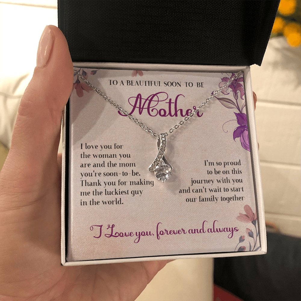 Beautiful Soon-To-Be Mother | I'm The Luckiest Guy ❤️💎 | Jewelry | C30084TG, C30084TR, lx-C30084, PB23-WOOD, PROD-1876434, PT-930, TNM-1, USER-43062 | TageUnlimited