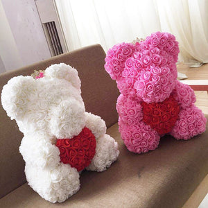 Best Christmas Valentine Gift Items Bear Rose mini Size Rose Teddy Bear | Tage-Active