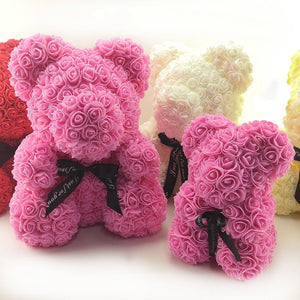 Best Christmas Valentine Gift Items Bear Rose mini Size Rose Teddy Bear | Tage-Active