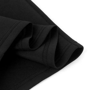 Black Dresses Elegant for Office Ladies V Neck Cloak Sleeve Bodycon High Waisted Mid Calf Fashion Formal Business Work Dress Hot | 0 | TageUnlimited