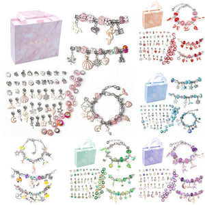 Bracelet Kit for Women DIY Jewelry Making Accessories Metal Charms Set for Kids Handmade Macroporous Beads Trend Hand String New | 0 | Tage-Active