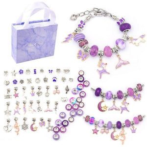 Bracelet Kit for Women DIY Jewelry Making Accessories Metal Charms Set for Kids Handmade Macroporous Beads Trend Hand String New | 0 | Tage-Active