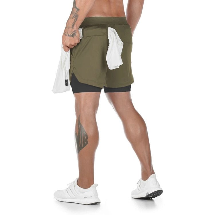 Camo Running Basketball Shorts Men Gym Sports Shorts 2 In 1 Quick Dry Workout Training Gym Fitness Jogging Pants Breathable | TageUnlimited