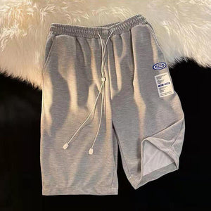 Casual Shorts Men Summer Thin Joggers Knee Length Trendy Loose Handsome Patches Harjauku Daily Stylish Male | TageUnlimited