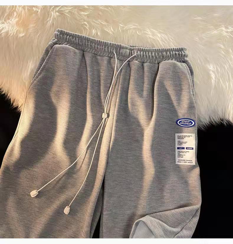 Casual Shorts Men Summer Thin Joggers Knee Length Trendy Loose Handsome Patches Harjauku Daily Stylish Male | TageUnlimited