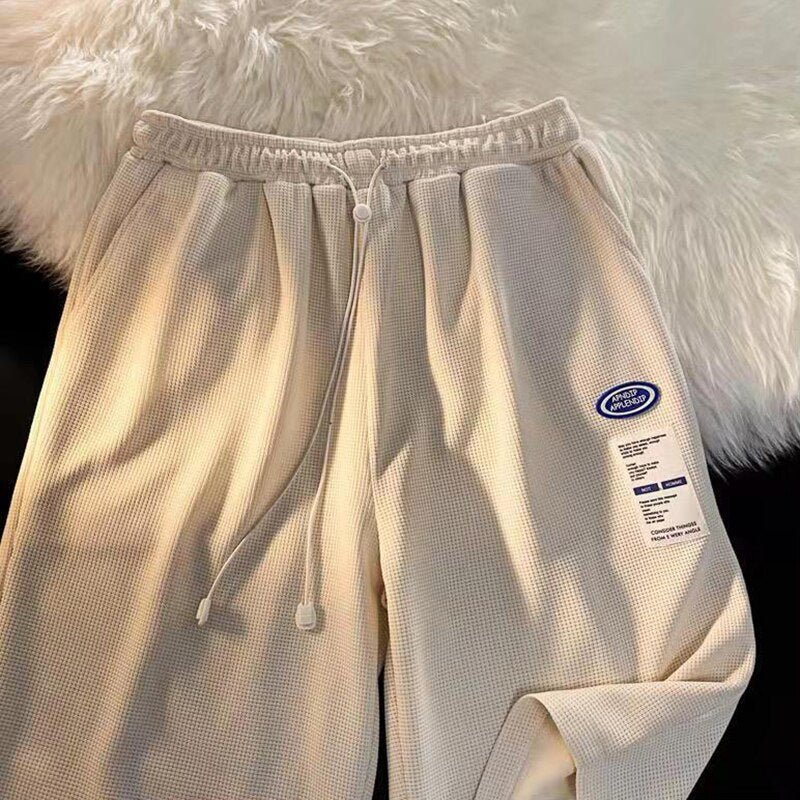 Casual Shorts Men Summer Thin Joggers Knee Length Trendy Loose Handsome Patches Harjauku Daily Stylish Male | TageUnlimited