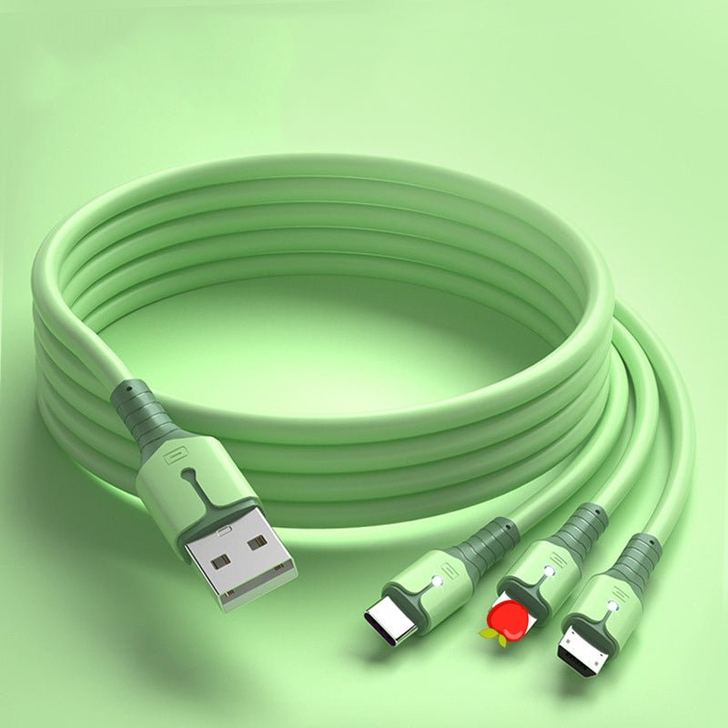 Cell Phone Cable Usb Charger Fast Charging lighting 3 in 1 Mobile Data Cable | Tage-Active