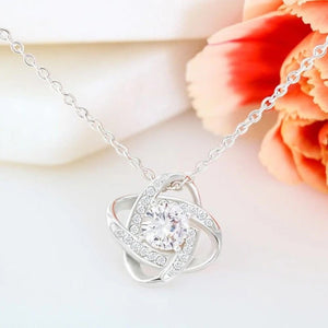 Christmas Gift for Daughter Necklace To Daughter Birthday Gift Set To my daughter message card | Love Knot Necklace | 0 | Tage-Active