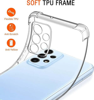 Clear Case For Samsung Galaxy A23 5G Case A13 4G A23 A33 5G A73 Thick Shockproof Soft Silicone Phone Cover for Samsung A53 5G | 0 | TageUnlimited