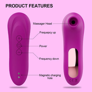 Clit Sucker Vagina Sucking Vibrator Female Clitoris Vacuum Stimulator Nipple Sex Toys for Adults 18 Women Masturbator Product | TageUnlimited