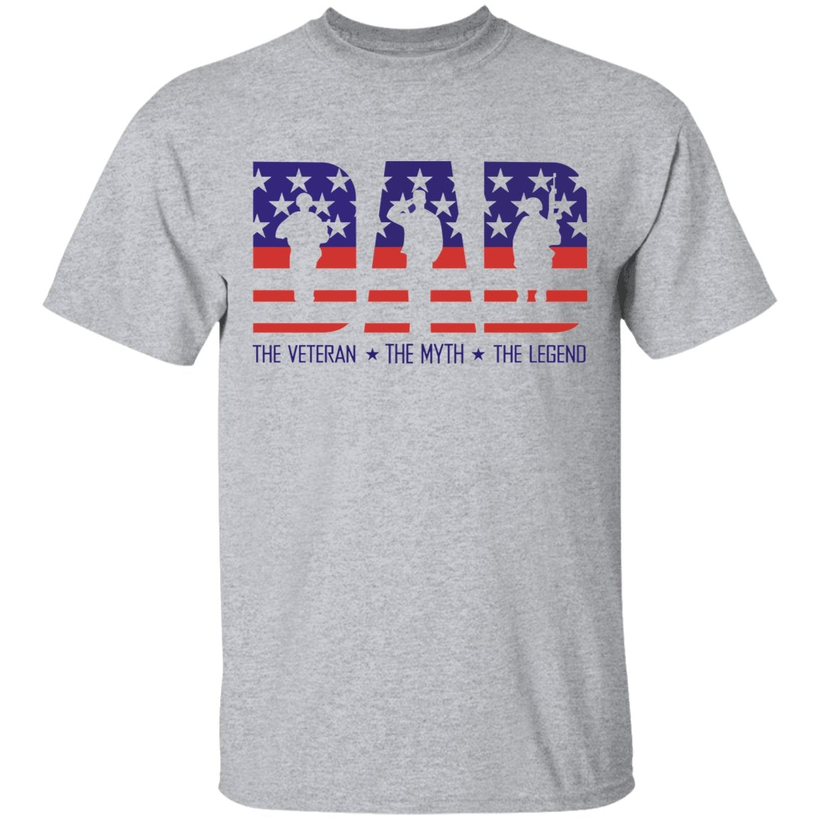 Dad the Veteran Myth and Legend Apparel - TageUnlimited