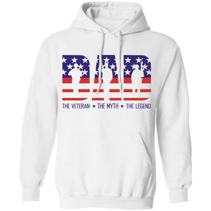 Dad the Veteran Myth and Legend Apparel - TageUnlimited