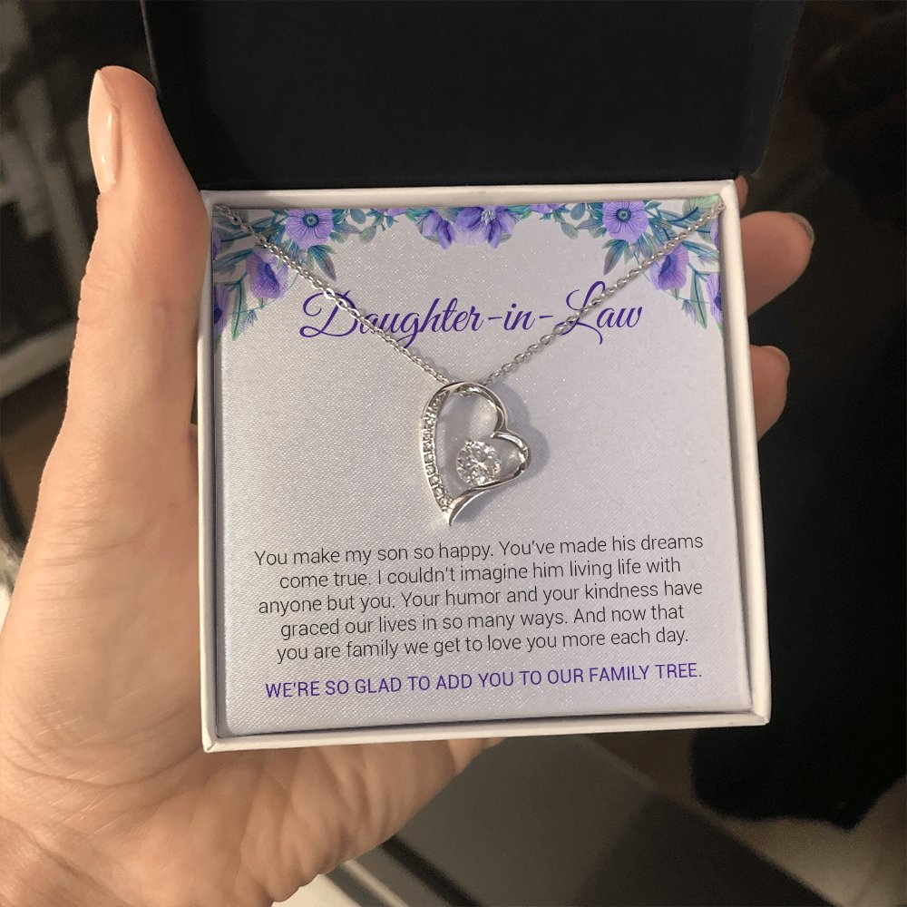 Daughter In Law | We Are So Glad to Add You 💜💎 | Jewelry | C30025TG, C30025TR, lx-C30025, PB23-WOOD, PROD-1892882, PT-781, TNM-1, USER-43062 | TageUnlimited