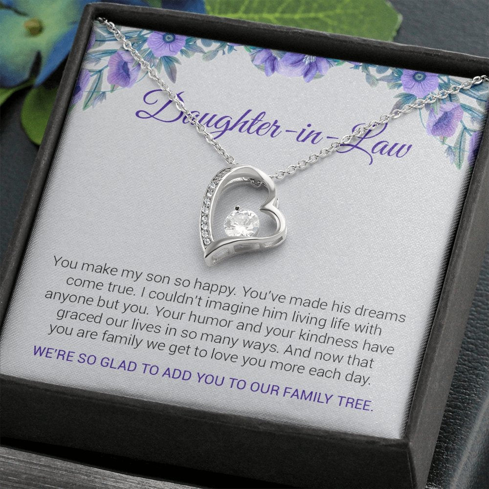 Daughter In Law | We Are So Glad to Add You 💜💎 | Jewelry | C30025TG, C30025TR, lx-C30025, PB23-WOOD, PROD-1892882, PT-781, TNM-1, USER-43062 | TageUnlimited